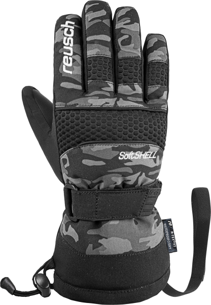 Reusch Connor R-TEX® XT Junior 4861218 5570 black grey front